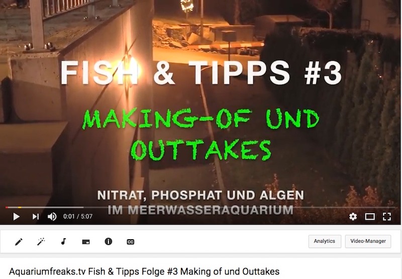 Fish &#38; Tipps #3 Making-of and Outtakes