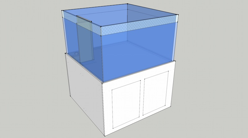 Hauptbecken Unterschrank Stufe 6